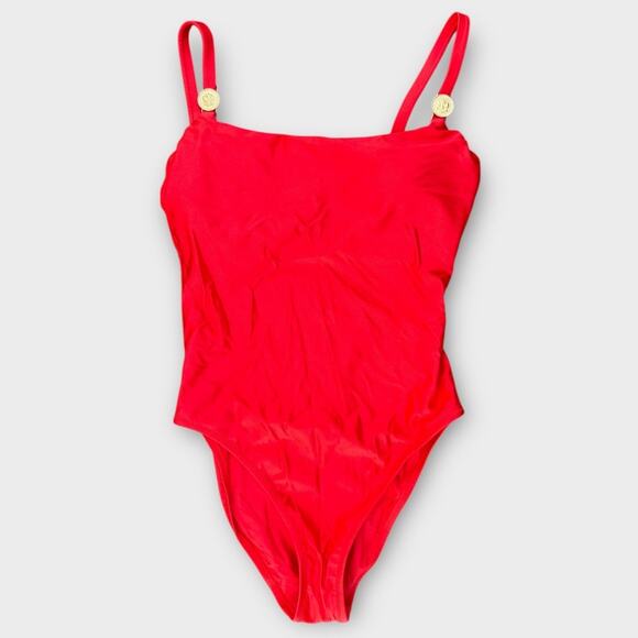 L'AGENCE Remi Shimmer One-Piece Swimsuit Size Small - Picture 10 of 11